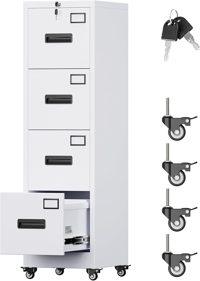 Aobabo 4 Drawer File Cabinet by Aobabo