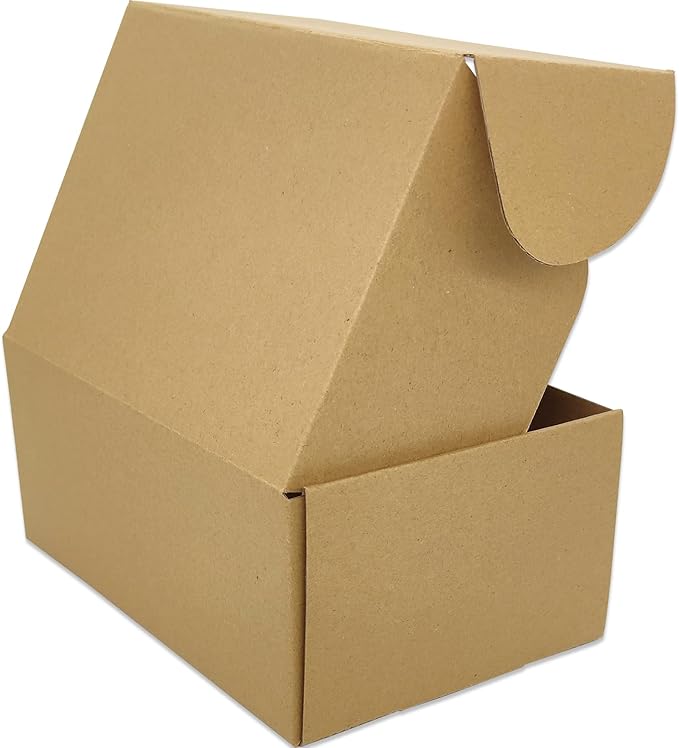 Small Brown Shipping Boxes for Small Business Pack of 25-9x6x3 inches Cardboard - Image 4