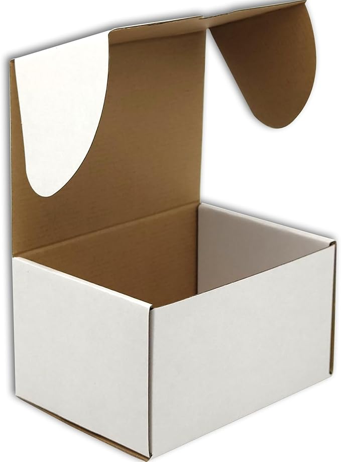 White Shipping Boxes for Small Business Pack of 15-12x9x6 inches Cardboard by Lmuze