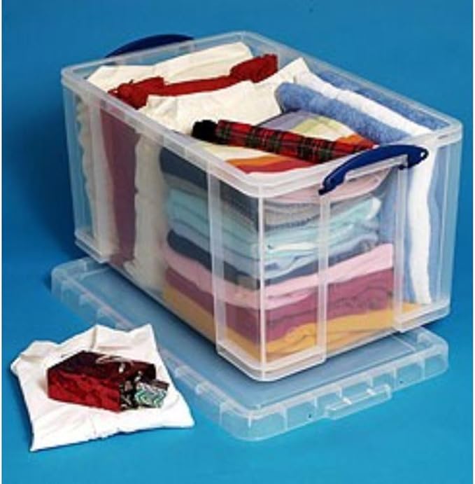 Really Useful Box 84 Liter Plastic Stackable Storage Container - Image 5