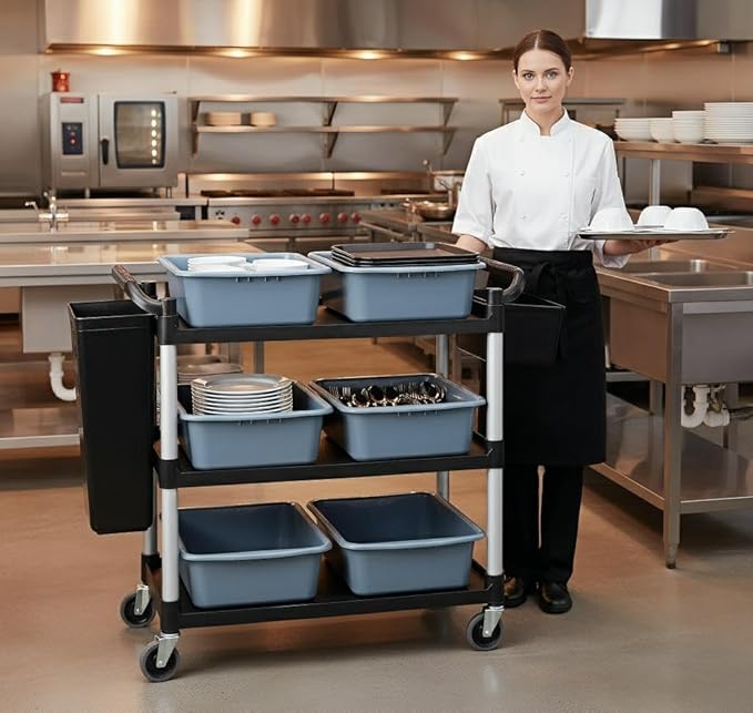 Plastic Service Utility Cart - Image 5