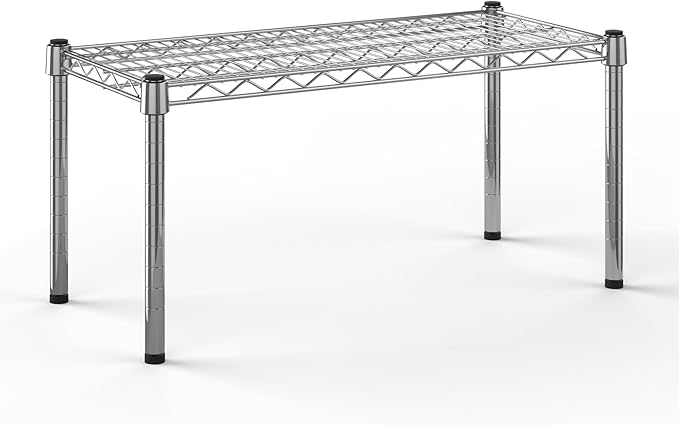 14''W x 30''L x 14''H Chrome Plated Wire Dunnage Rack | Off The Floor Storage by Regal+Altair