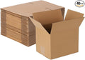 40 pack 8x6x6 inch Cardboard Box Mailers, Kraft Corrugated Mailer Cardboard by zmybcpack