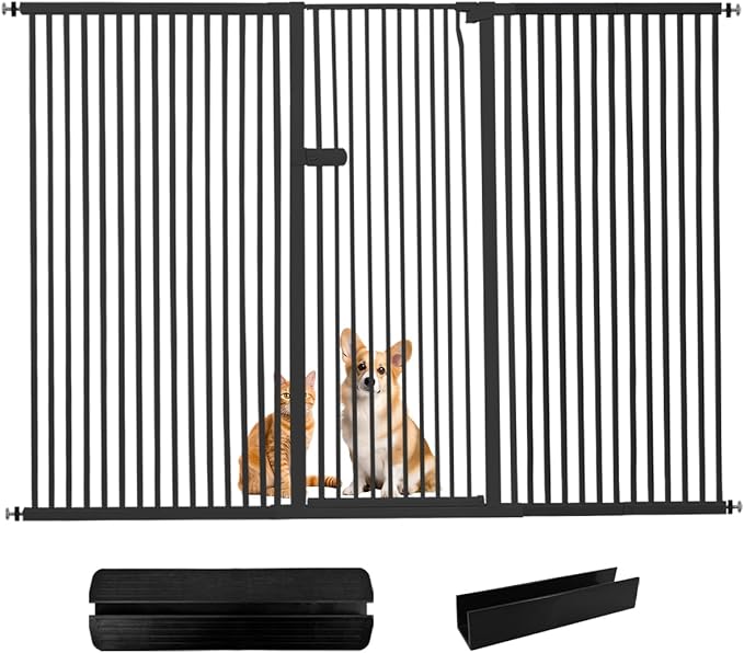 Lumizone Extra Tall Cat Gate 55.12" High Pressure Mounted Extra Wide 2025 New by Lumizone