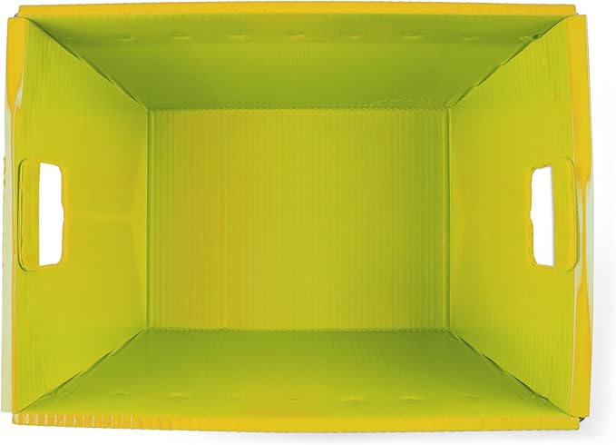 Hudson Exchange 18.25 x 13.25 x 11.75 Corrugated Space Age Handled Storage - Image 6