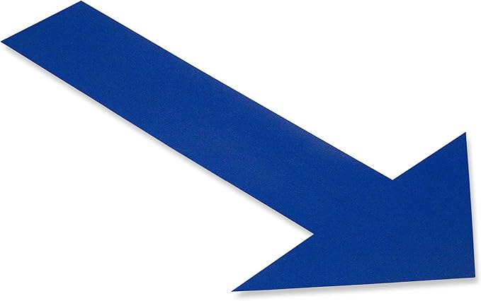 Mighty Line Solid Arrows Directional Sticker Sign Floor Marking Tape by MightyLine