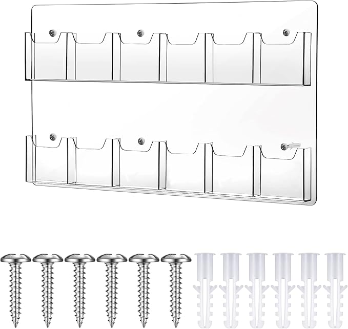 Eersida Acrylic Brochure Pamphlet Holder Brochure Display Stand Business Tri by Eersida
