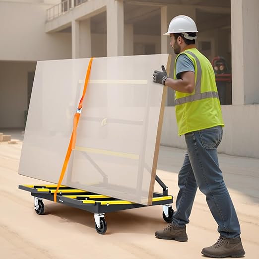 VEVOR Drywall Cart Dolly, 1800 lbs Load Capacity, Steel Panel Dolly - Image 8