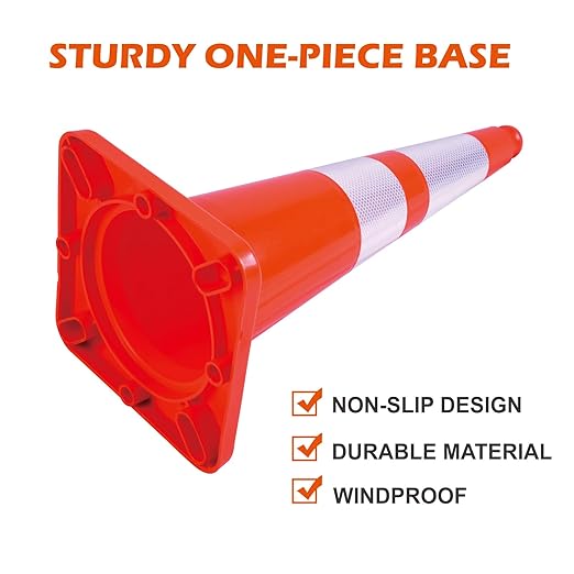 8 Pack Traffic Safety Cones 28 Inches - Image 4