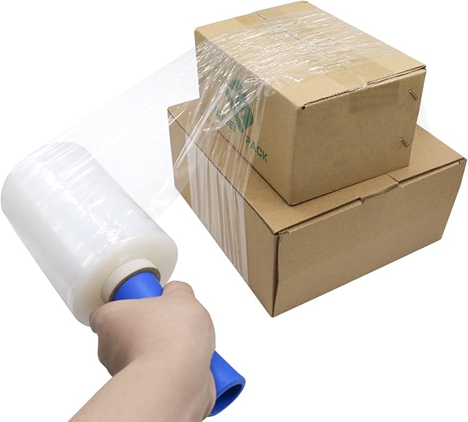 BOMEI PACK Plastics Industrial Mini Stretch Wrap Film Replacement 5" x 1000ft - Image 9
