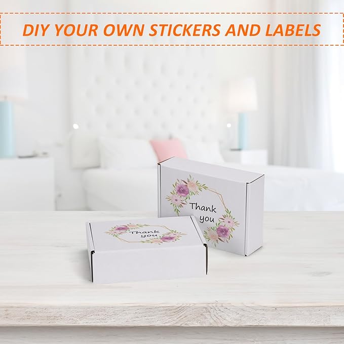 HORLIMER 40 Pack 7x5x2 Shipping Boxes, Small Business - Image 4