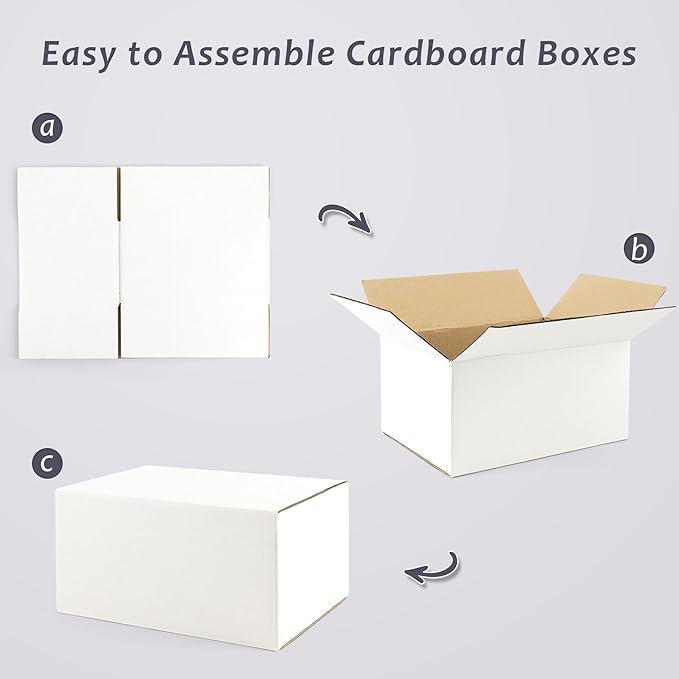 Frametory 10x7x5 Pack of 25 Corrugated Cardboard Packing Shipping Mailing - Image 7