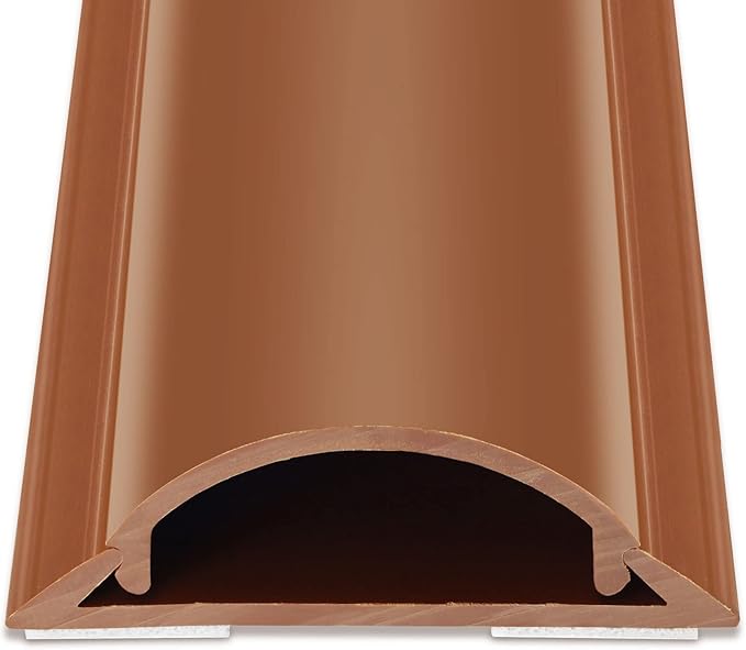 Cord Hider Floor 34in, Large Capacity Floor Cord Cover, Hard PVC Wire Cover by ZhiYo