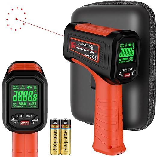 -58℉~3272℉ Infrared Thermometer IR Gun, High-Temp Digital Temperature Gun - Image 8