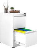 2 Drawer File Cabinet with Lock, Vertical Filing Cabinets by Unknown