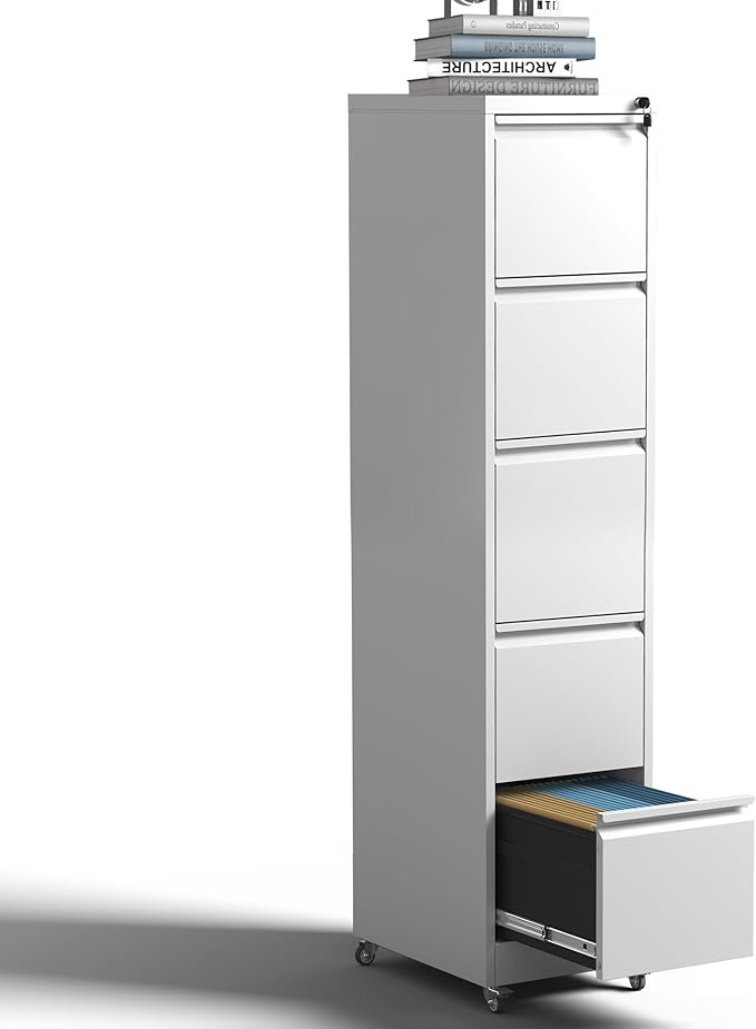 5 Drawer Rolling File Cabinet by EKJOfficials
