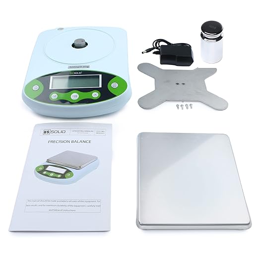 U.S. Solid Digital Analytical Balance 1kg x 0.01g, High Precision Lab Scale - Image 8