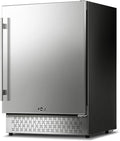 Tylza Outdoor Beverage Refrigerator 24 Inch, Stainless Steel Under Counter by TYLZA