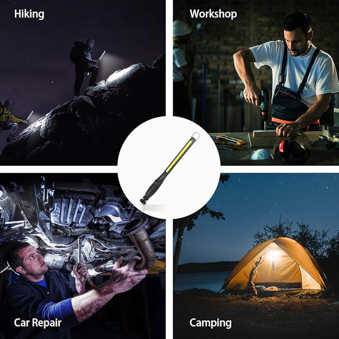 ORHOMELIFE LED Work Light 800 lumens 3300mAh Rechargeable Work light Magnetic - Image 7