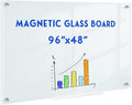 Magnetic Glass Whiteboard, Classroom by QUEENLINK