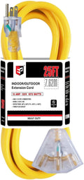 EP 25 Ft 12 Gauge Heavy Duty Extension Cord, 15A 125V 1875W, 3 Outlet by ENERGYPRO