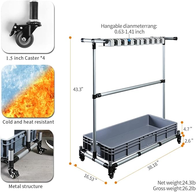 Generic Multifunctional Cleaning Cart and Tool Organizer - Image 7