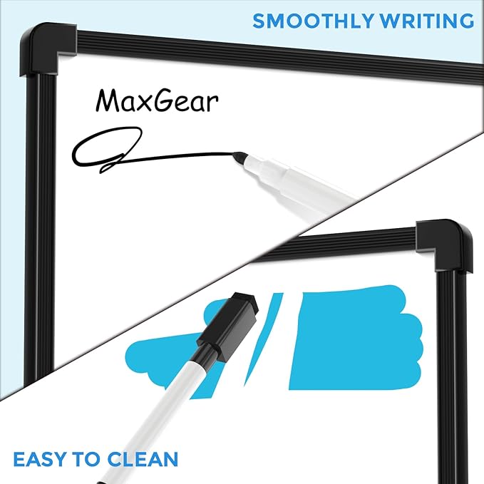 MaxGear Double-Sided Dry Erase Board, Small White Board - Image 4
