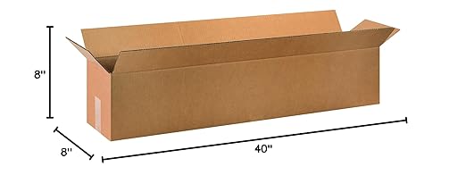 BOX USA Shipping Boxes 40"L x 8"W x 8"H 25-Pack Long Corrugated Boxes - Image 6