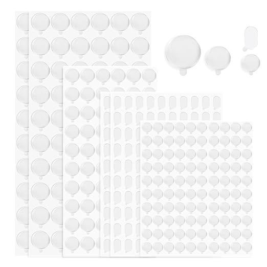 480 PCS Double Sided Tape Adhesive Dots Stickers, Waterproof No Trace Sticky by Phinus