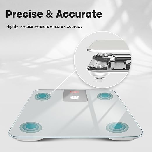GE Digital Scale Body Weight, Smart Bluetooth Bathroom Scales - Image 5