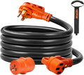 VEVOR 50 Amp RV Extension Cord, 15 ft, Heavy Duty STW 6/3+8/1 AWG RV Power Cord by VEVOR