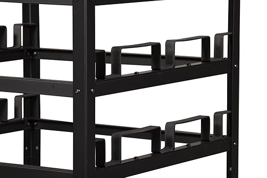 Trafford Industrial Stanchion Post Cart, 12 Posts, Horizontal Padded Storage - Image 9