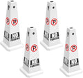 No Parking Sign, 26.4-Inch Traffic Safety Cone, High-Visibility, Weatherproof by YOURSAFETYOURPRIORITY