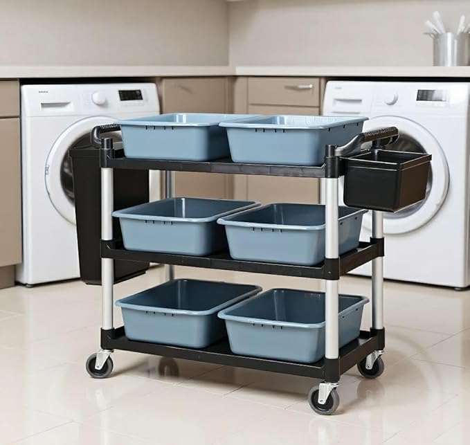Plastic Service Utility Cart - Image 6