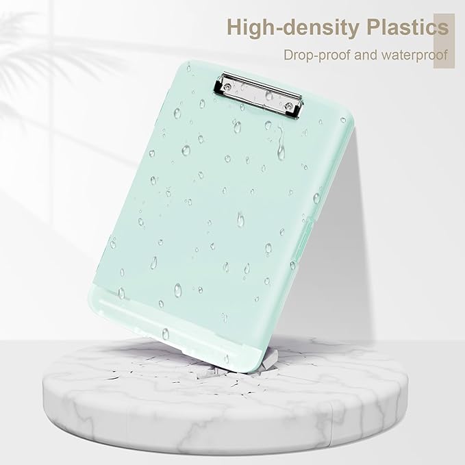 Piasoenc Clipboard with Storage, 8.5 x 11 Organization Box with Pen Holder and - Image 5