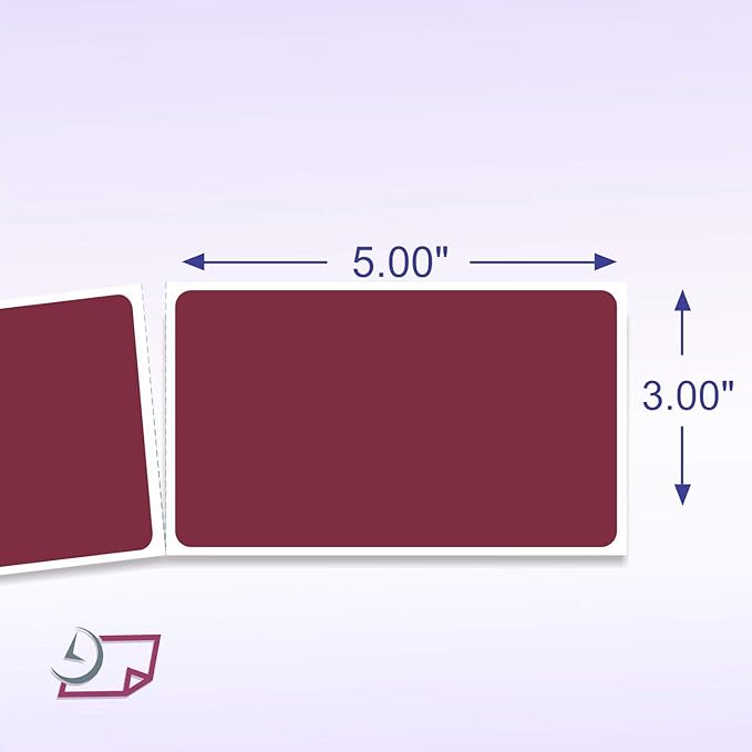 NextDayLabels 500 Rectangle Stickers - Image 2