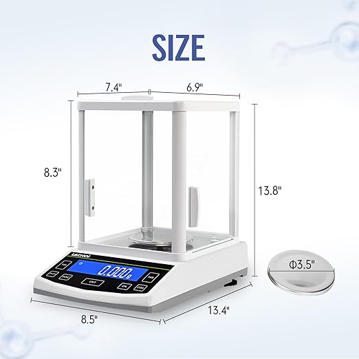 Analytical Balance 200x0.001g Lab Scale 0.001g Accuracy High Precision Scale - Image 3