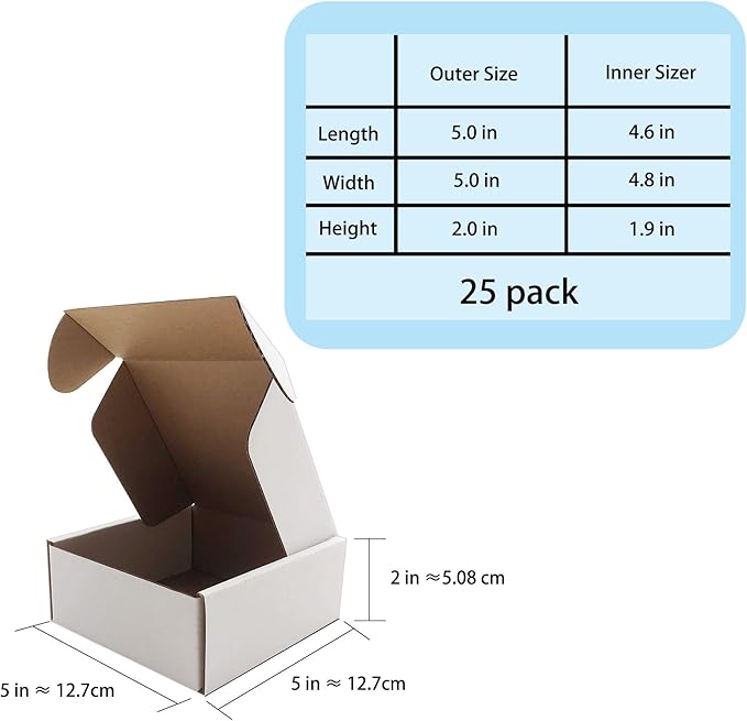 5x5x2 inch Shipping Boxes - Image 6