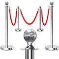 4PCS Silver Stanchions Posts by Focusonmodernpracticalhome