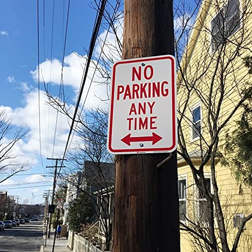 "No Parking Any Time" Sign by SmartSign | 12" x 18" 3M Engineer Grade Reflective Aluminum - Image 3