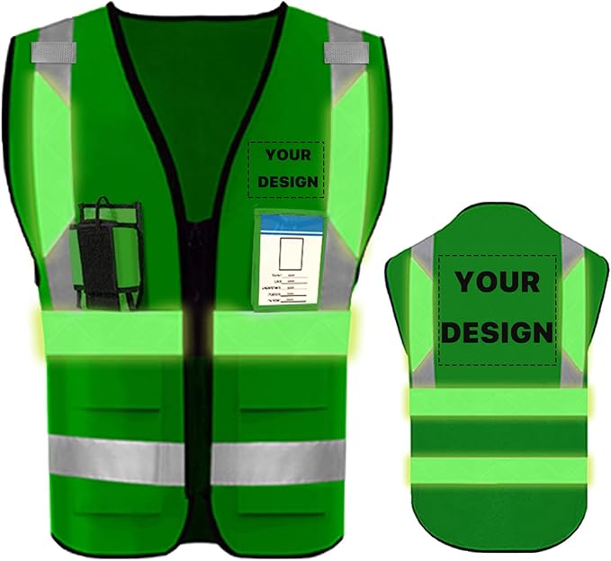 YOWESHOP High Reflective Visibility Safety Vest by YOWESHOP