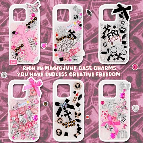EIiovcnya 2380 Pcs Junk Phone Case Charms Kit for Customizing DIY Cases - Image 2