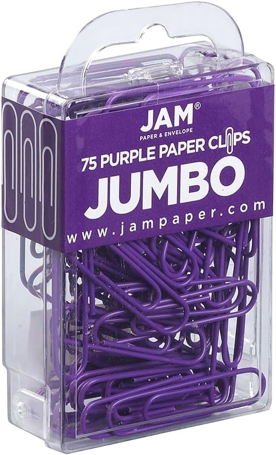 JAM PAPER Colorful Jumbo Paper Clips - Image 4