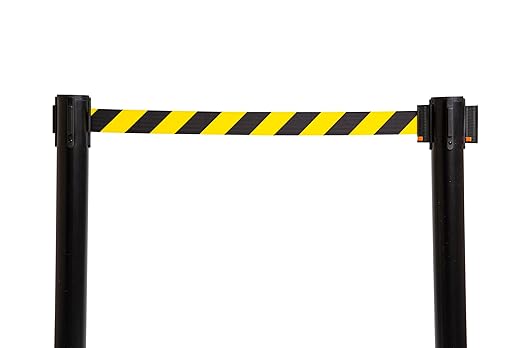 Xpress Safety Stanchion– 11’ Premium Polyester Belt, Universal 4-Way Connection - Image 2