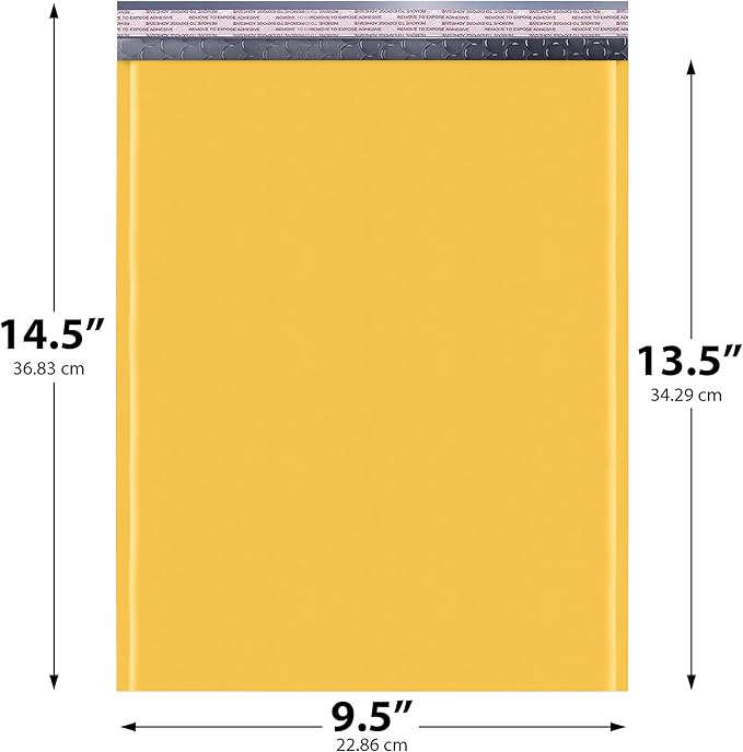 Large Kraft Bubble Mailers 9.5x14.5 inch #4 | Self Seal Padded Envelopes - Image 2