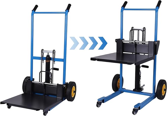 Hydraulic Material Lift Pallet Truck, Pallet Jack Table Cart - Image 8