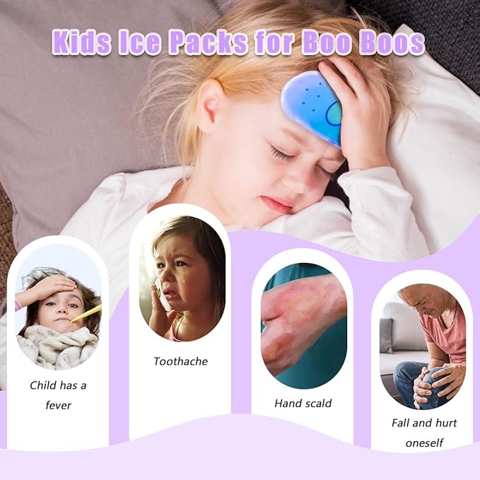 Kids Ice Pack, Hot or Cold Pack Gel Cooling Pad, Reusable - Image 4