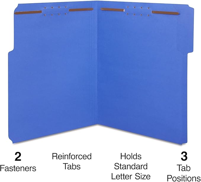 Staples Reinforced Classification Folder, Letter Size - Image 2