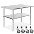GRIDMANN NSF Stainless Steel Work & Prep Table 48 x 30 Inches by GRIDMANN