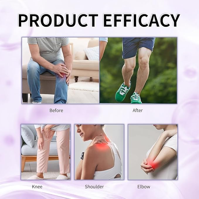 2 PCS Soothing Relief Massage Gel, Joint Gel Purple Gel Cooling Soothing Knees - Image 2